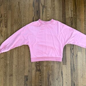 Casual Pink Women's Sweatshirt